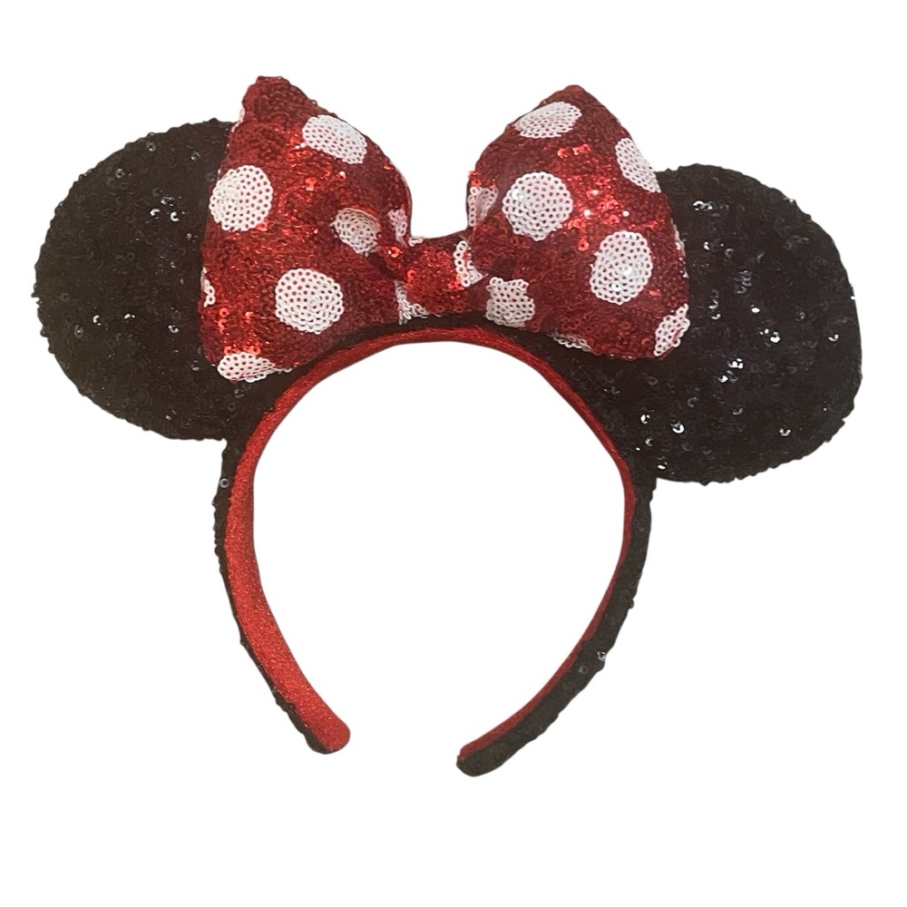 Sequin Minnie Mouse Ears Headband